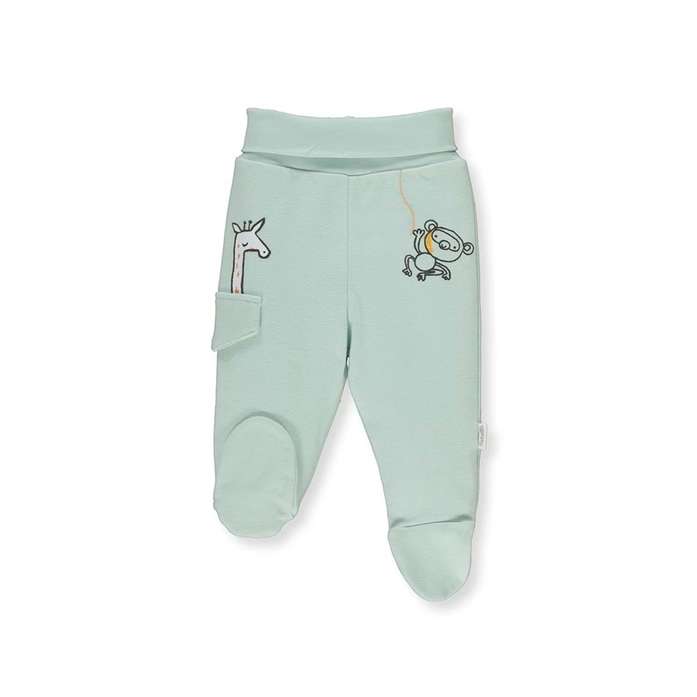 Bebetto T-3174 İnterlok Patikli Pantolon