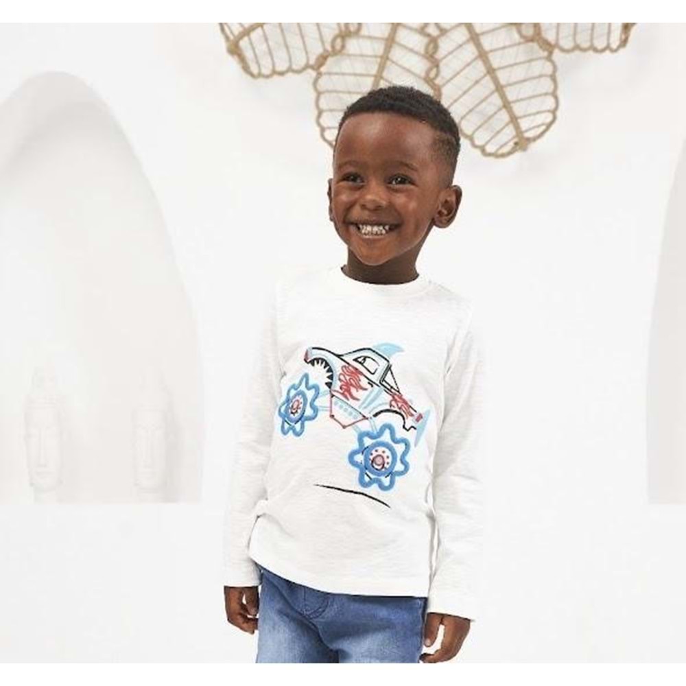 Mackays 3651-008 Bebek Sweatshirt 24-36 Ay EKRU