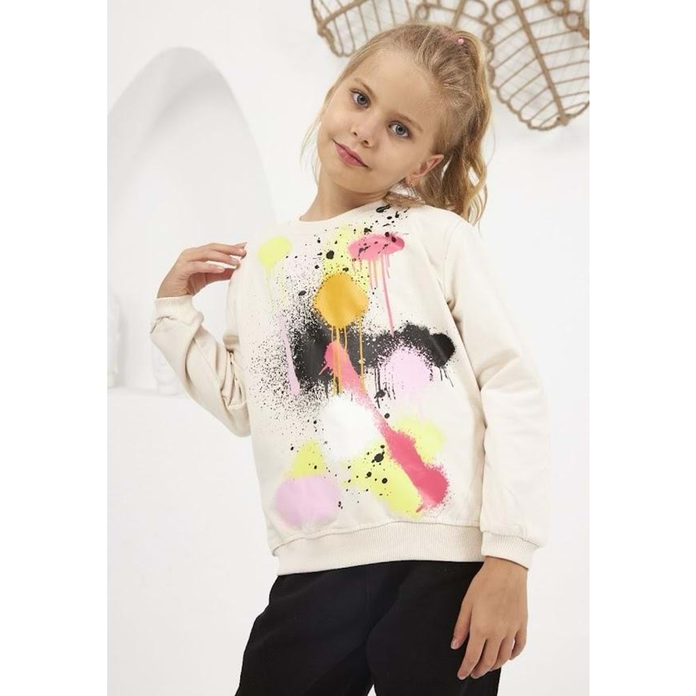 Cichlid 3601-008 Çocuk Sweatshirt 8 Yaş TAŞ