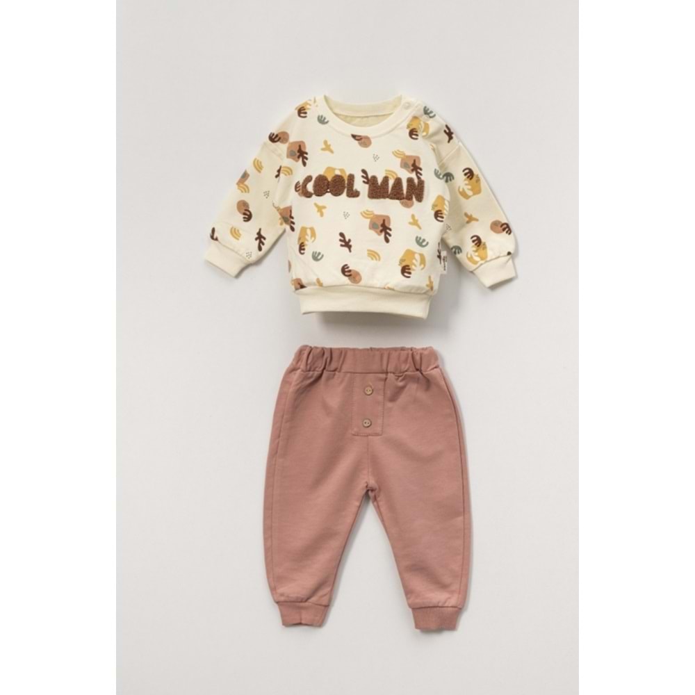 Vovido Cool Man Baskılı 2li Takım