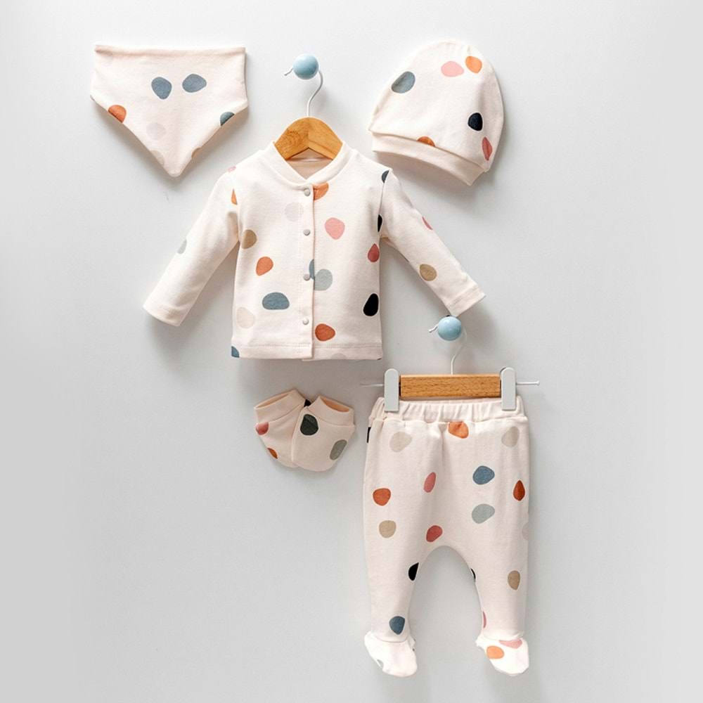 By Bubbles 5002 Puanlı 5li Set 0-3 Ay KEMİK