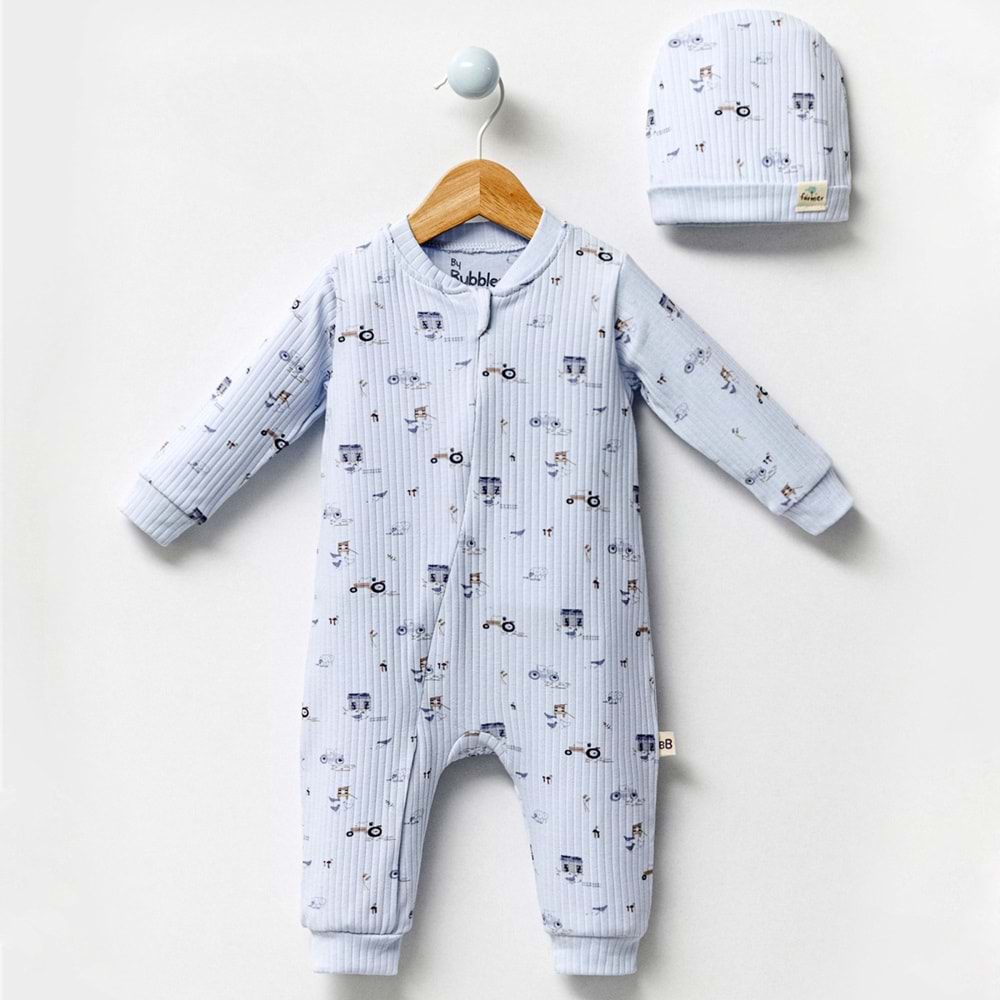 By Bubbles 3009 Farmer Fermuarlı Patiksiz Tulum