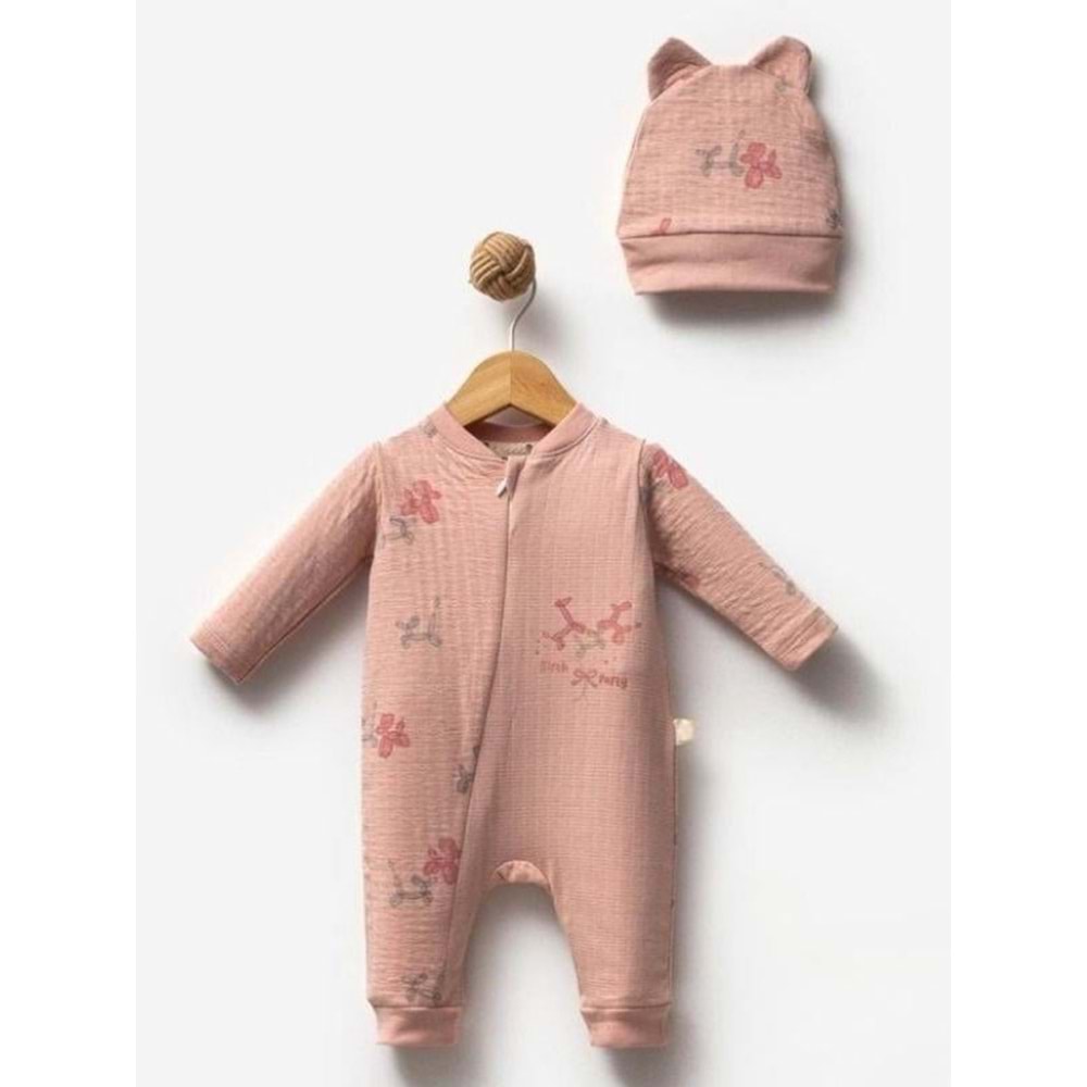 By Bubbles 2014 Birth Party Fermuarlı Patiksiz Tulum