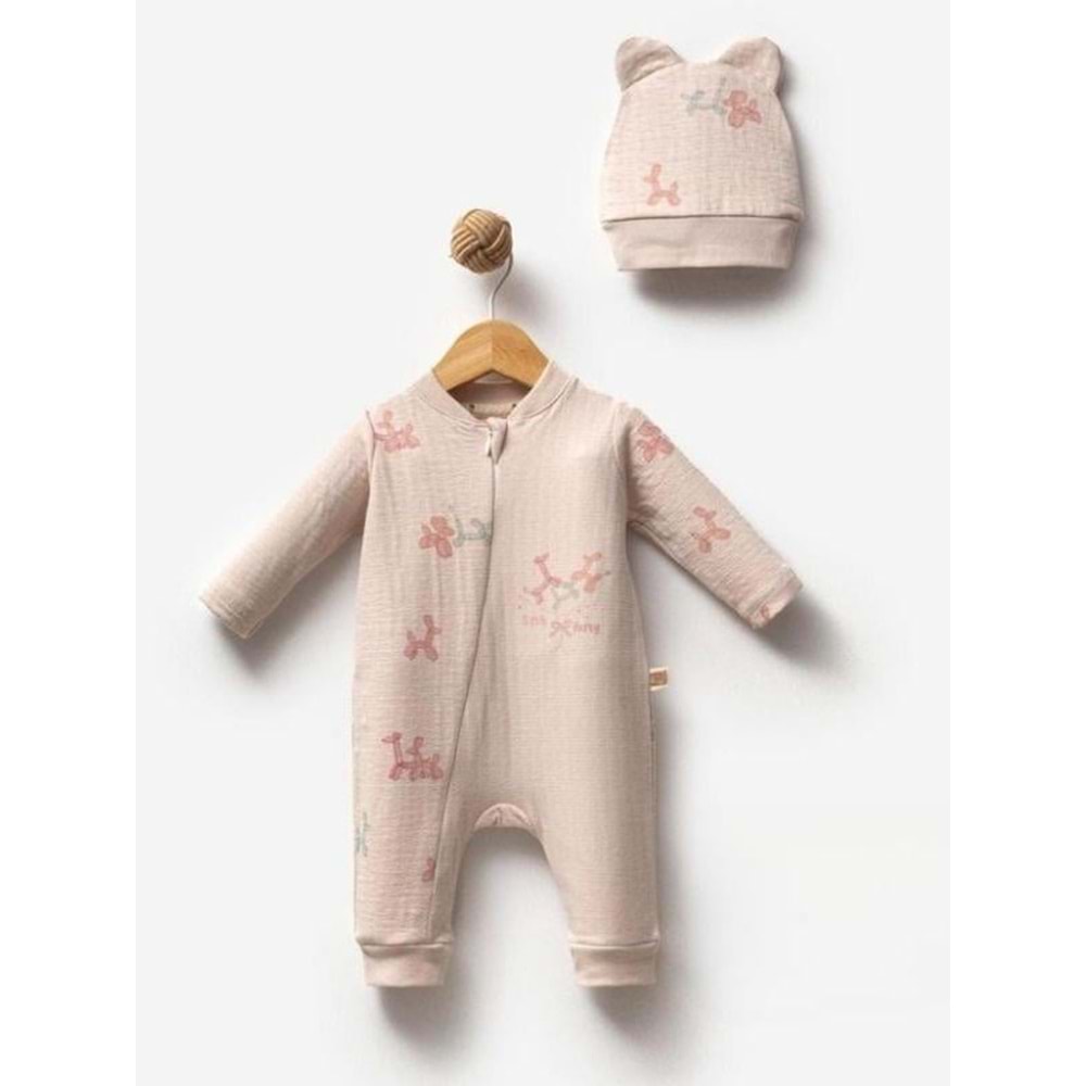 By Bubbles 2014 Birth Party Fermuarlı Patiksiz Tulum