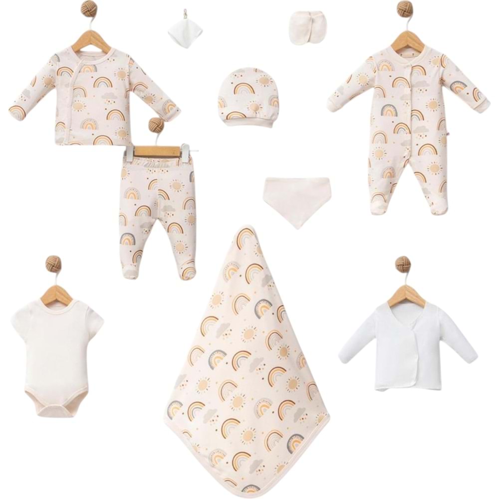 By Bubbles 4108 Gökkuşağı 10lu Hastane Çıkış Seti