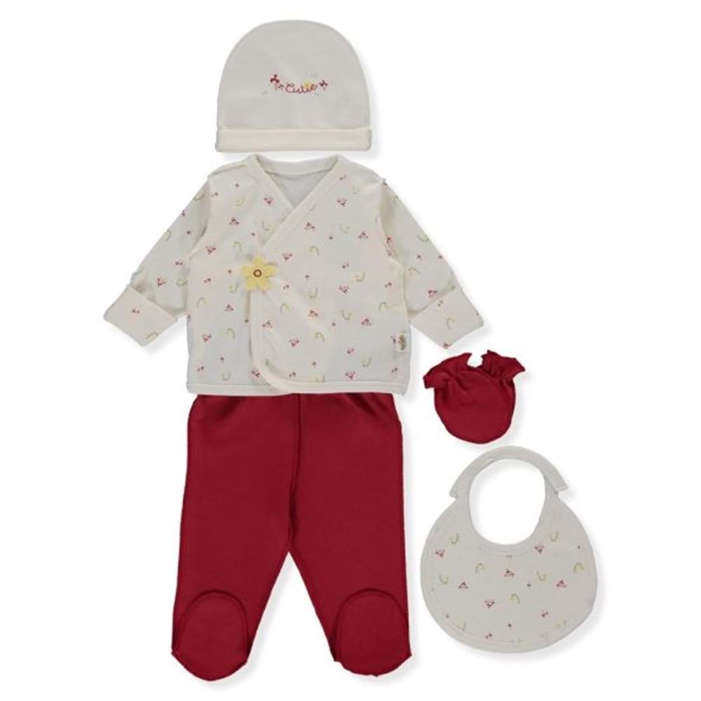 Bebetto Z-960 5li Organik Zıbın Seti