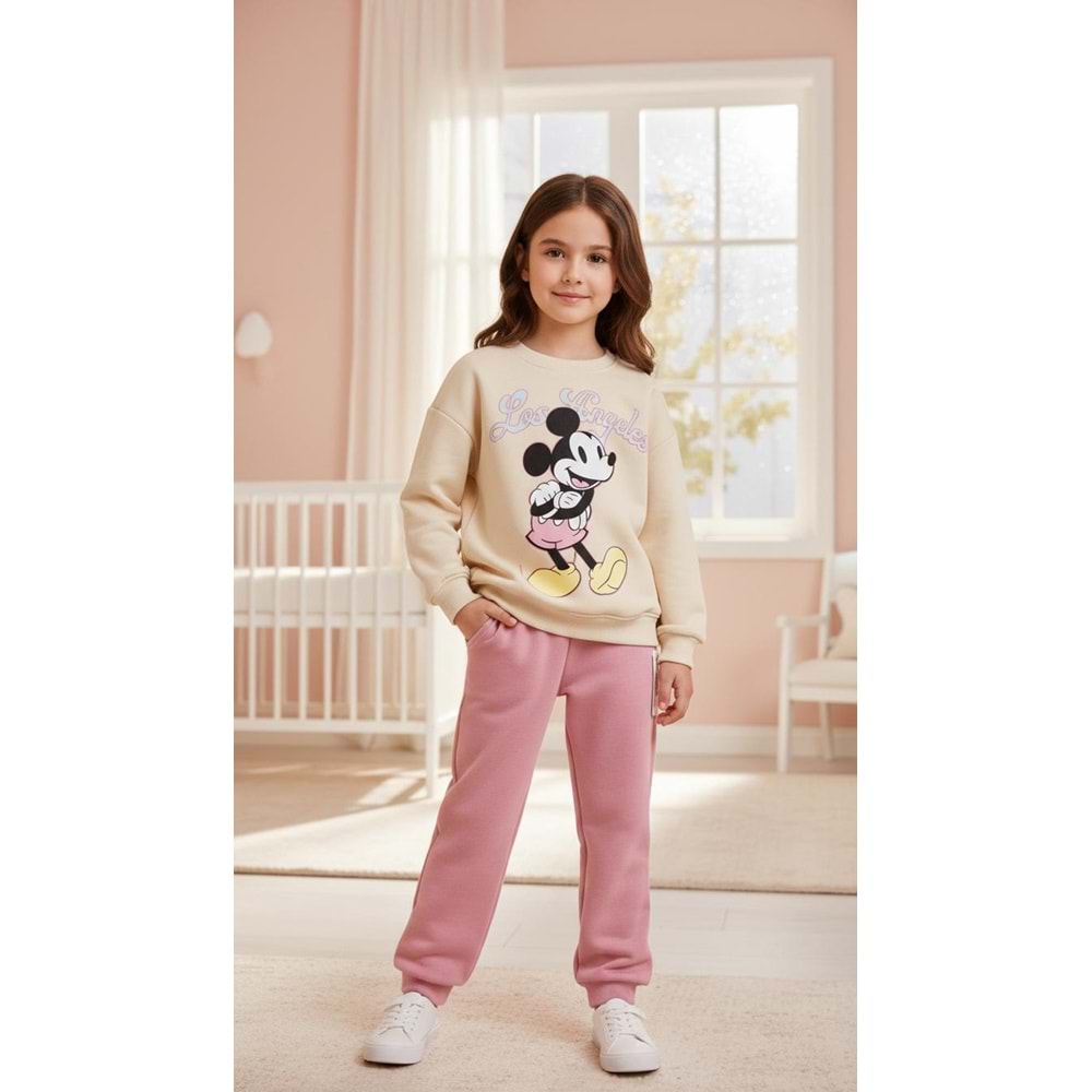 Limones 4026 Los Angeles Mickey 3 İp 2li Takım 4 Yaş PEMBE