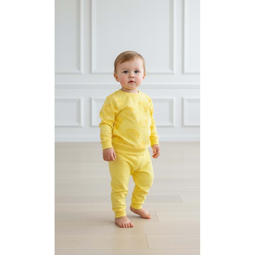 Bebellom 1188 Cap Cake 2li Takım 4-5 Yaş SARI