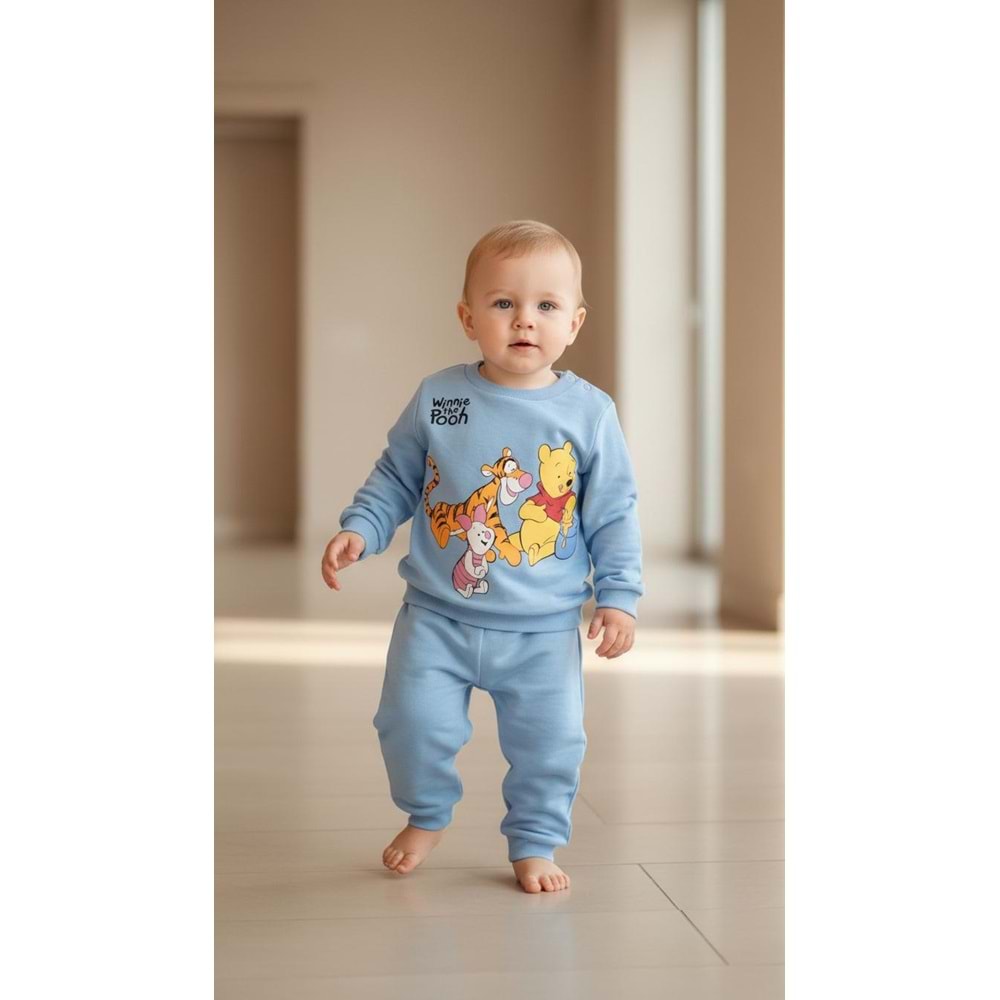 Bebellom 1188 Winnie The Pooh 2li Takım 4-5 Yaş MAVİ