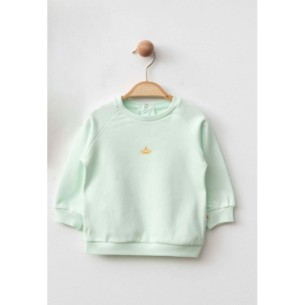 Eslenza Baby Esl-0113 Sweat 12 Ay Mint Yeşili