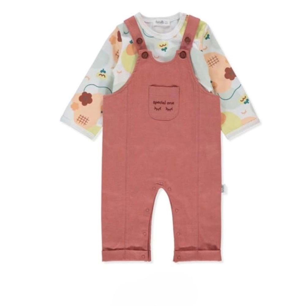 Bebetto K-4595 Dokuma Salopet 2li Takım