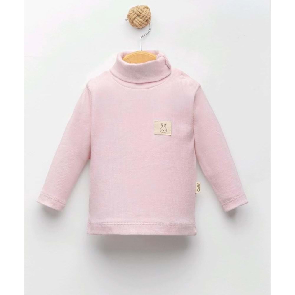 Colbi Baby 2086 Kaşkorse Tam Balıkçı Sweat 12-18 Ay Pembe