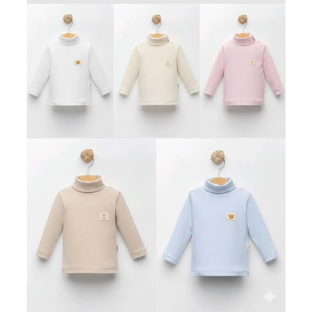 Colbi Baby 2086 Kaşkorse Tam Balıkçı Sweat