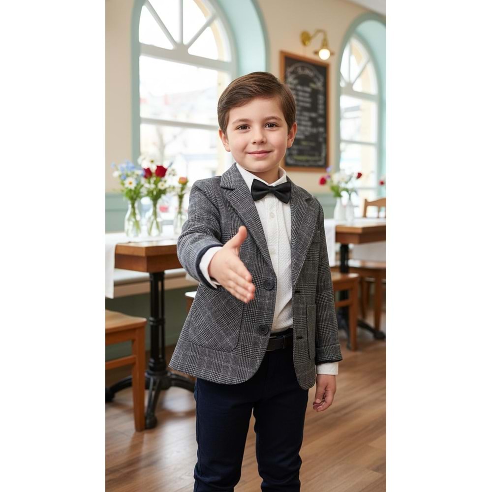 Weeny Kids 1625 3lü Erkek Takım 6 Yaş LACİVERT
