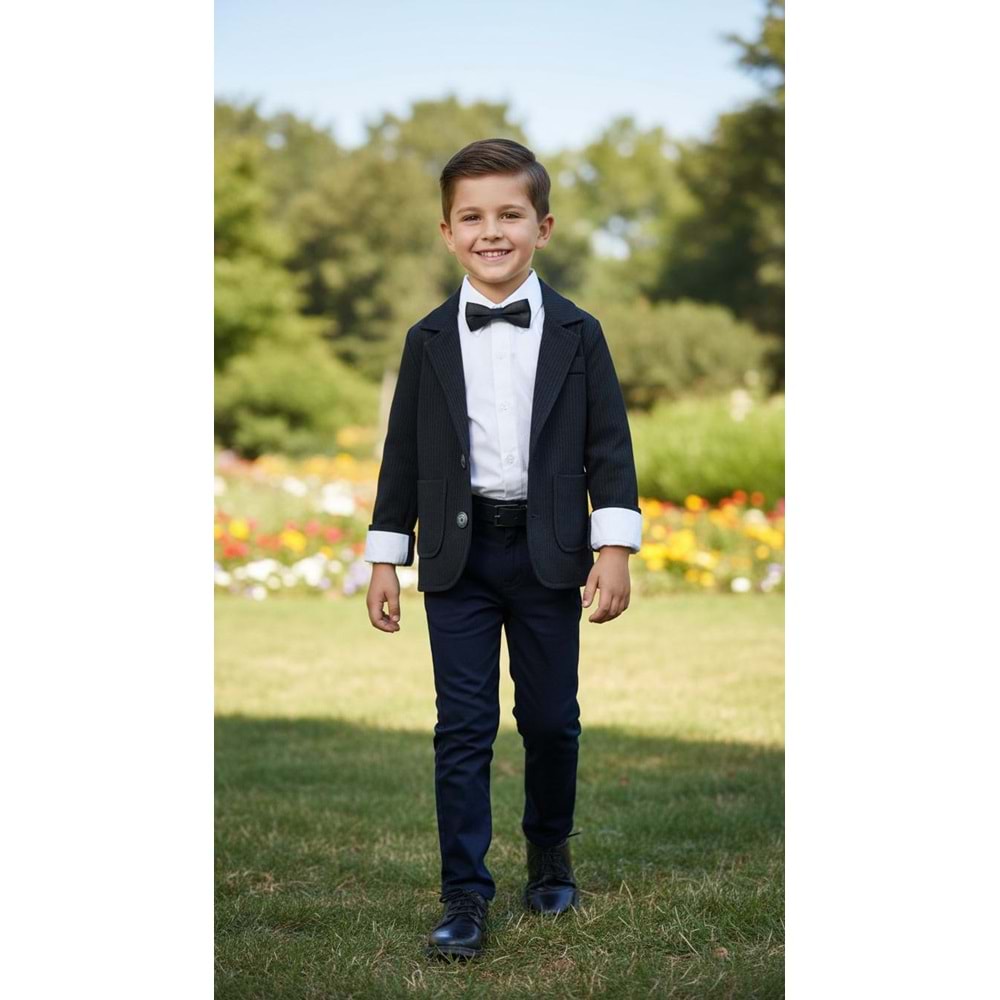 Weeny Kids 1642 3lü Erkek Takım 2 Yaş LACİVERT