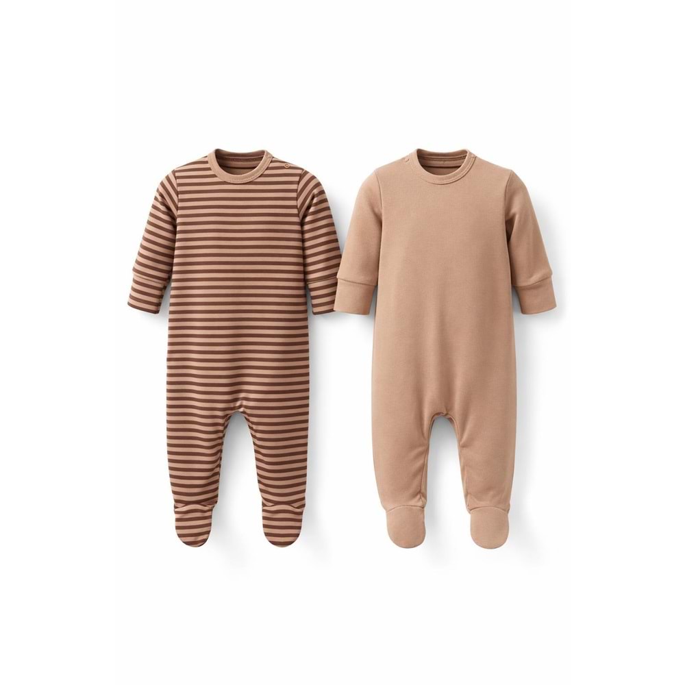 Eslenza Baby ESL-0048 Patikli 2li Tulum