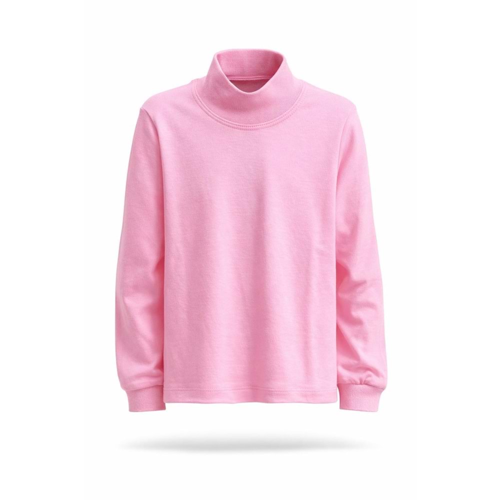 Şeygi Uzun Kol Yarım Balıkçı Yaka Badi 3 Yaş A.PEMBE
