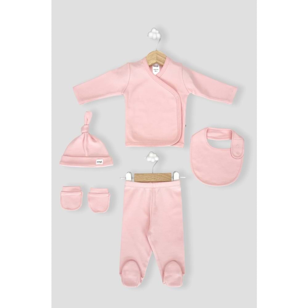 Sezgi Baby 5li Hastane Çıkışı YENİDOĞAN PEMBE