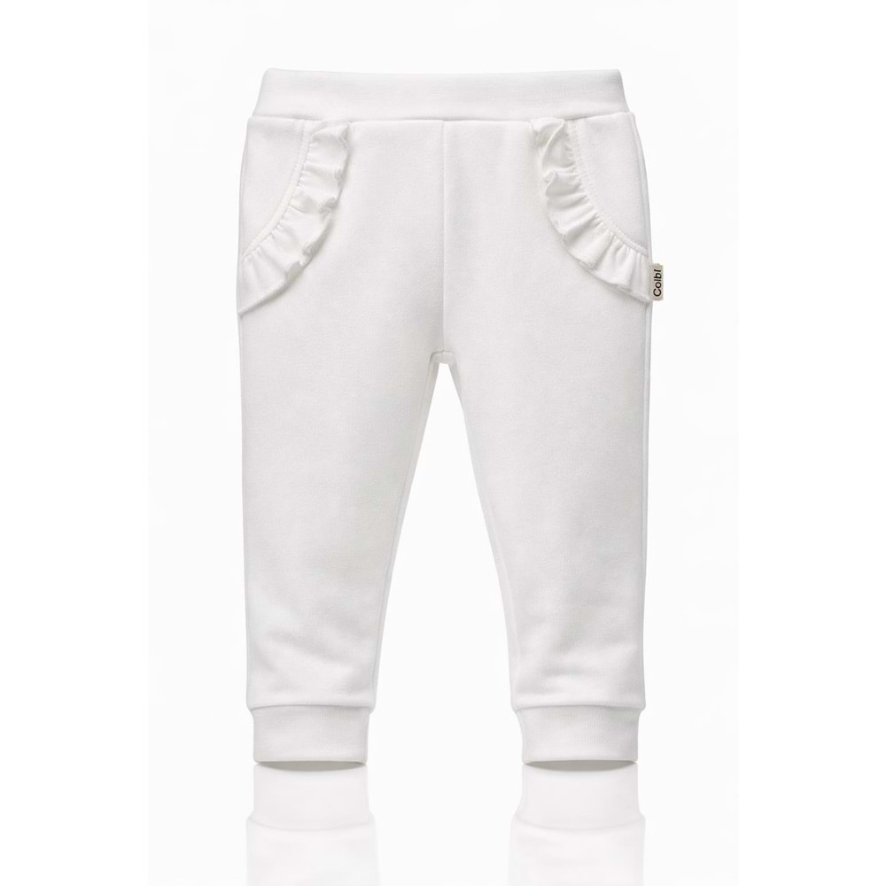 Colbi Baby 1058 Cebi Fırfırlı Pantolon 18-24 Ay Beyaz