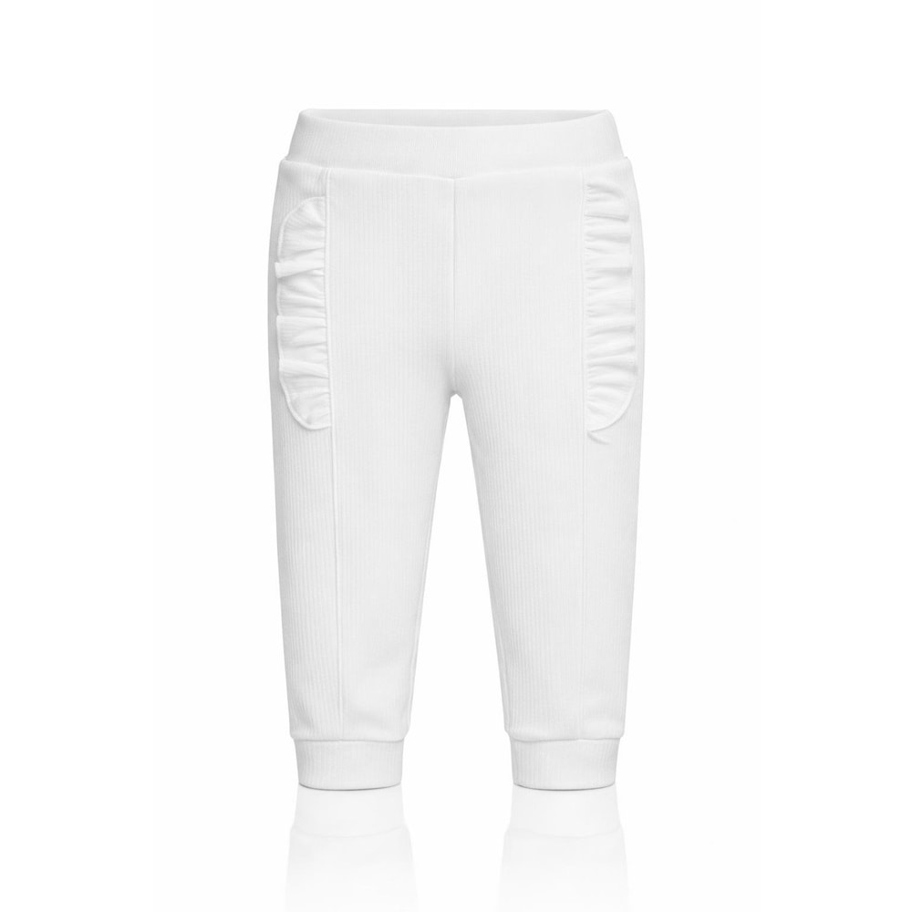 Colbi Baby 1055 İnce Rapor Fırfırlı Pantolon 12-18 Ay Beyaz