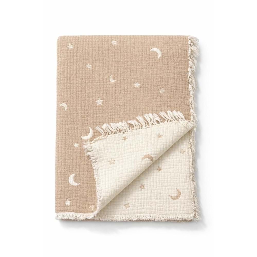 Colbi Baby 5119 4 Kat Ay Desen Battaniye 120x110