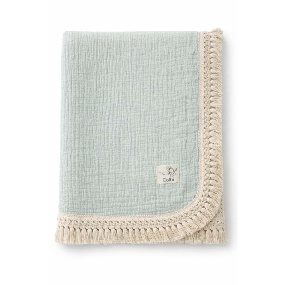 Colbi Baby 5116 Duster Battaniye 90x90 Yeşil
