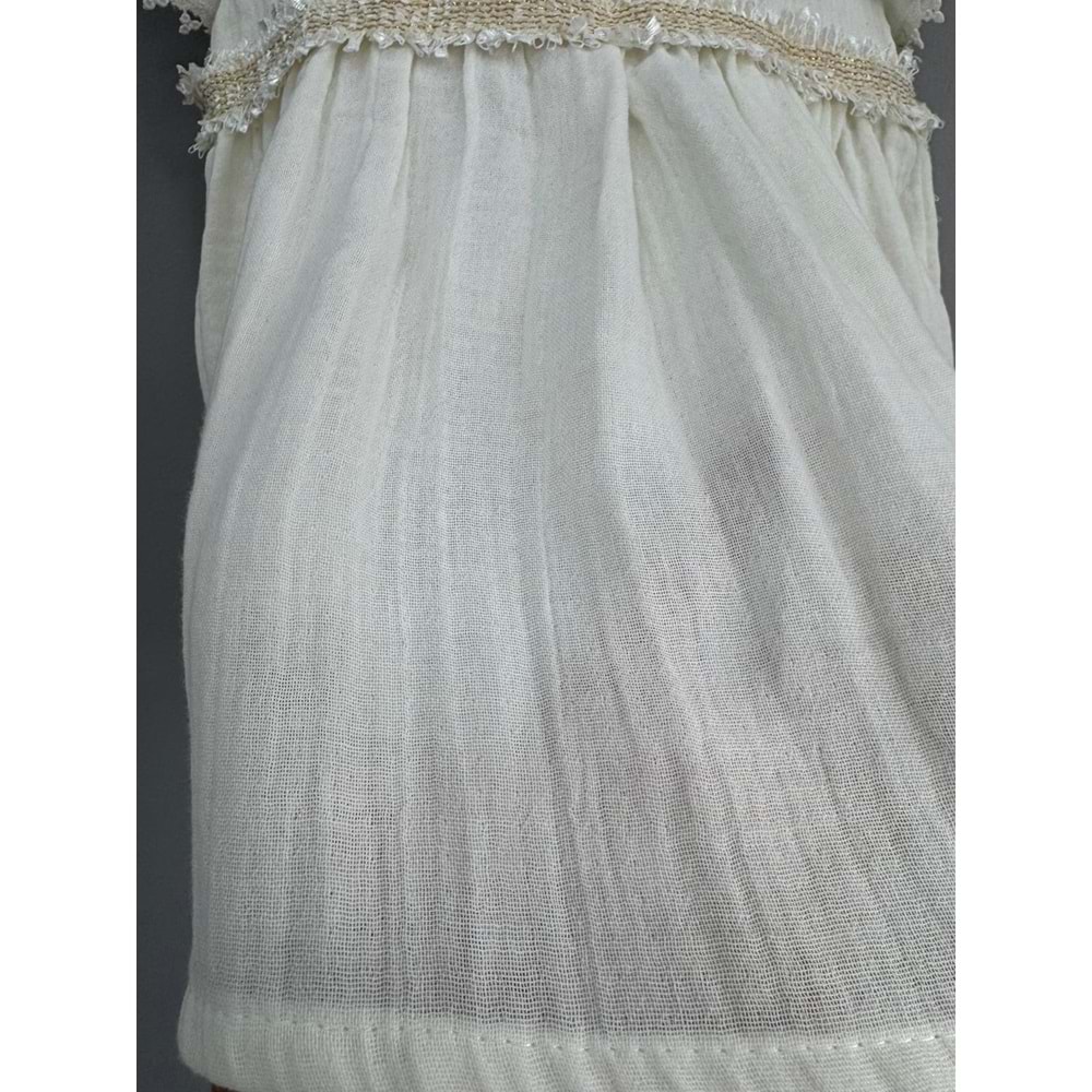 So Pearl Gipür Detaylı Elbise