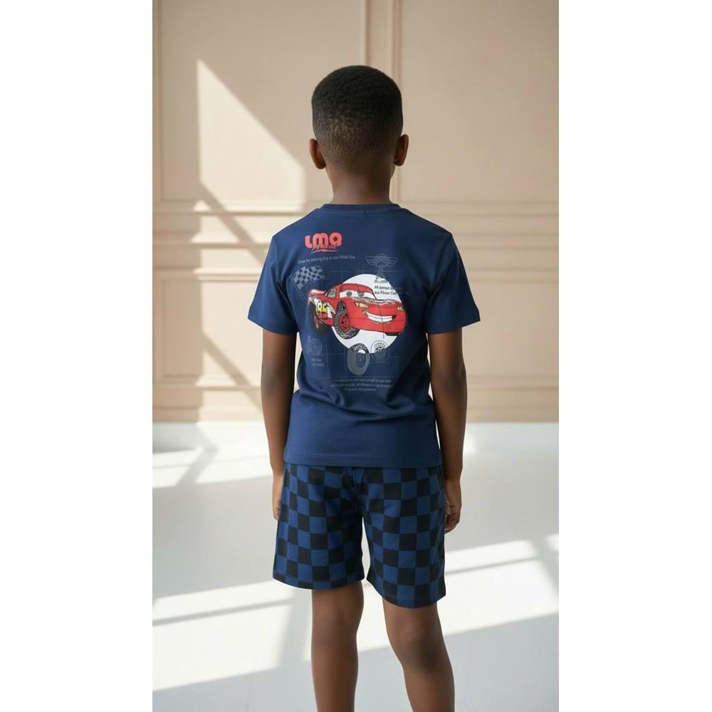 West Mcqueen Baskılı 2li Erkek Şortlu Takım