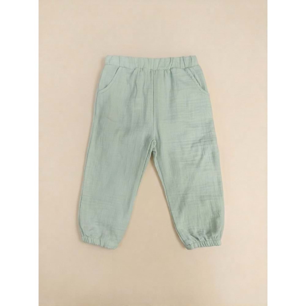 Colbi Baby 5146 Müslin Tek Pantolon 18-24 AY YEŞİL