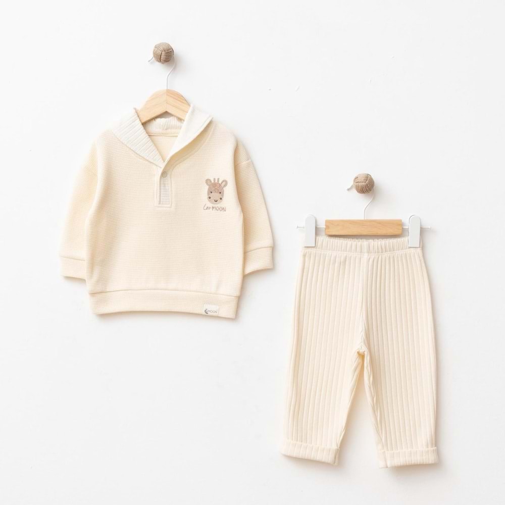 DbMoon 1072 Giraffe 2li Takım 9-12 AY BEJ