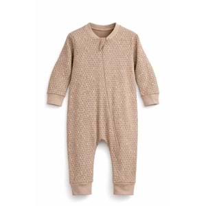 Luggi Baby LBK-02405 Desenli Fermuarlı Tulum