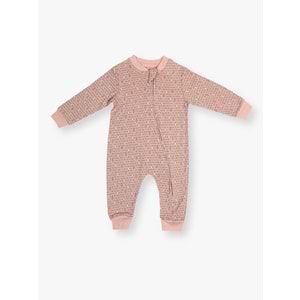 Luggi Baby LBK-02405 Desenli Fermuarlı Tulum