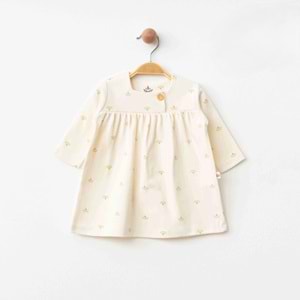 Eslenza Baby Esl-0050 Yaka Tek Düğme Detaylı Elbise