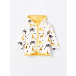 Luggi Baby LBY-02420 Animals Kapüşonlu Hırka