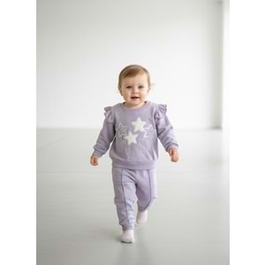 Piccola Mia Parlak Yıldız Nakışlı 2li Takım