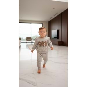 Piccola Mia Köpek Nakışlı 2li Takım