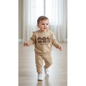 Piccola Mia Köpek Nakışlı 2li Takım