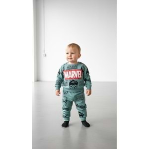 Piccola Mia Marvel Hulk Baskılı 2li Takım