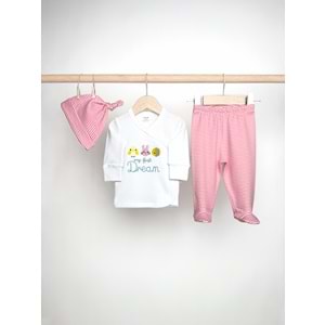 Minipolo Belen 3lü Kız Zıbın Seti