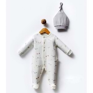 By Bubbles 2403 Jungle Önden Çıtçıtlı Patikli Tulum