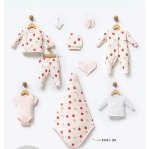 By Bubbles 4107 Çilek 10lu Hastane Çıkış Seti