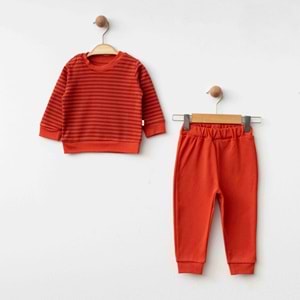 Eslenza Baby Esl-0054 Çizgili 2'li Takım