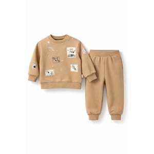 İggy 125255 Space Nakışlı 2li Takım