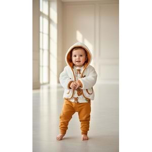 Zeo Kids 2233 Kürklü 3lü Takım