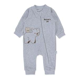 Bebetto T-3607 Kadife Patiksiz Tulum