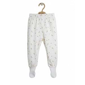 Colbi Baby 1008 Yaprak Desenli Çoraplı Tek Alt