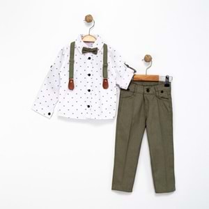 Lorio Kids 724 Desenli Salopetli Takım