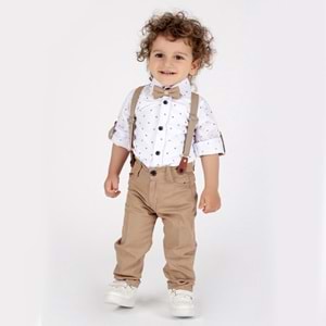 Lorio Kids 713 Desenli Salopetli Takım