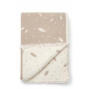 Colbi Baby 5120 4 Kat Yaprak Desen Battaniye 120x110