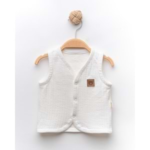 Colbi Baby 1050 Jakarlı Deri Armalı Yelek